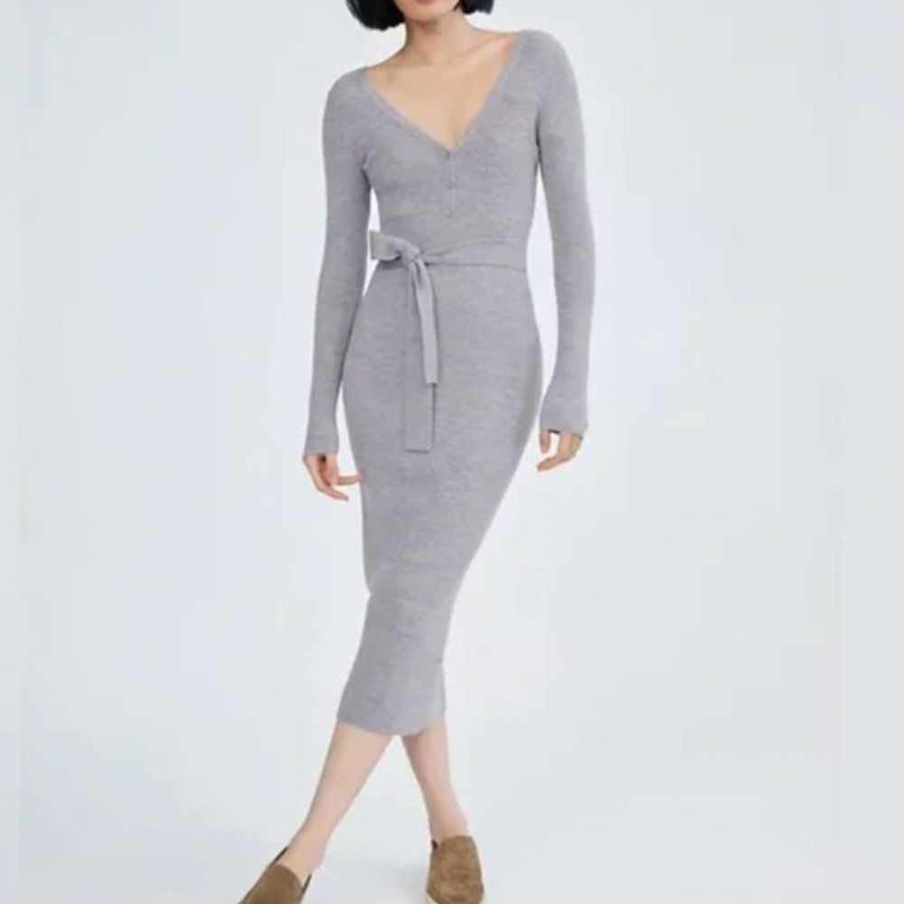 ARITZIA Henley Sweater Dress | Size S